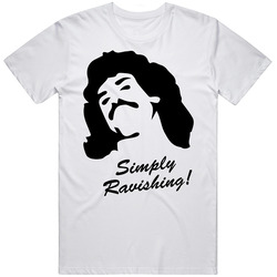 Wrestling Rick Rude Simply Ravishing  Retro Graphic Unisex Cotton White Classic T Shirt