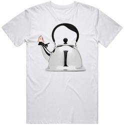 It's Just A Damn Teapot Funny  Retro Graphic Unisex Cotton White Classic T Shirt