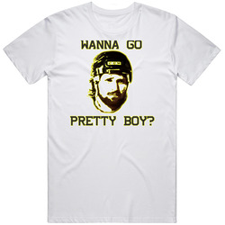Youngblood Racki Wanna Go Pretty Boy  Retro Graphic Unisex Cotton White Classic T Shirt