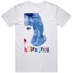 Hairspray Movie Musical  Retro Graphic Unisex Cotton White Classic T Shirt