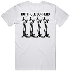 Butthole Surfers  Retro Graphic Unisex Cotton White Classic T Shirt