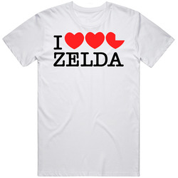 I Heart Zelda Video Game T Shirt