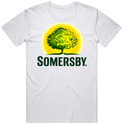 Somersby Cider  Retro Graphic Unisex Cotton White Classic T Shirt