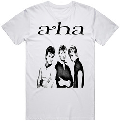 A Ha 80s Band Music  Retro Graphic Unisex Cotton White Classic T Shirt
