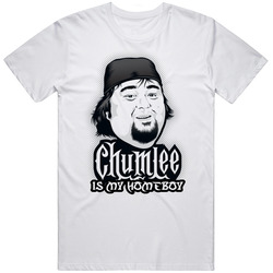 Chum Lee Is My Homeboy  Retro Graphic Unisex Cotton White Classic T Shirt