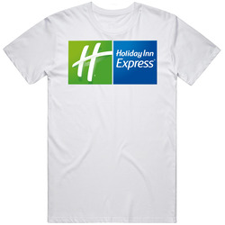 Holiday Inn Express Hotel  Retro Graphic Unisex Cotton White Classic T Shirt