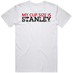 Hawks Cup Size  Retro Graphic Unisex Cotton White Classic T Shirt