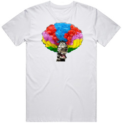 Afro Circus Madagascar  Retro Graphic Unisex Cotton White Classic T Shirt