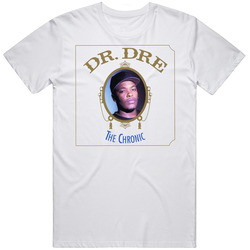 Dr Dre The Chronic  Retro Graphic Unisex Cotton White Classic T Shirt