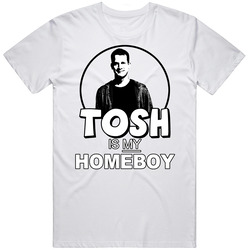 Funny Daniel Tosh Is My Homeboy Comedy  Retro Graphic Unisex Cotton White Classic T Shirt