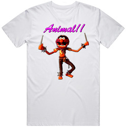 Animal Rocker Sesame Street funny black (2).jpg T Shirt