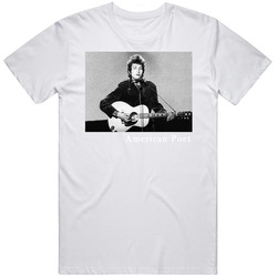 Bob Dylan American Poet Rock Guitar T Shirt
