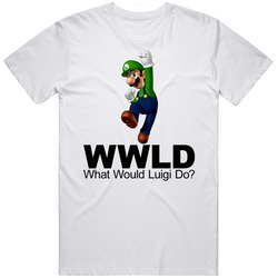 What Would Luigi Do Mario Brothers T Shirt