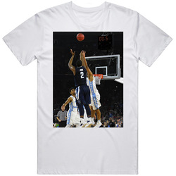 Kris Jenkins Villanova March Madness Buzzer Beater 3 Point  Retro Graphic Unisex Cotton White Classic T Shirt