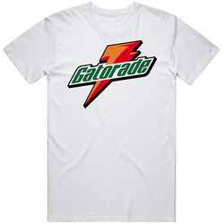 Gatorade Athlete Drink Logo  Retro Graphic Unisex Cotton White Classic T Shirt
