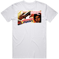Vanishing Point Movie  Retro Graphic Unisex Cotton White Classic T Shirt