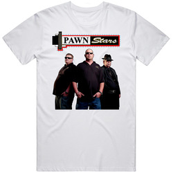 Pawn Stars  Retro Graphic Unisex Cotton White Classic T Shirt