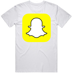 Social Media Photo Logo  Retro Graphic Unisex Cotton White Classic T Shirt