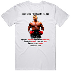 Mike Tyson Boxing Quote T Shirt