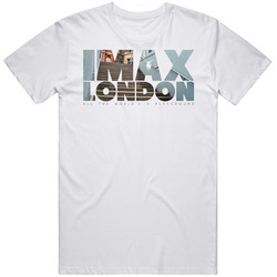 Imax On White  Retro Graphic Unisex Cotton White Classic T Shirt