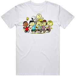 The Peanuts Gang Cartoon Retro T Shirt