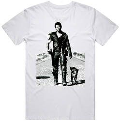 Mad Max 2 The Road Warrior  Retro Graphic Unisex Cotton White Classic T Shirt