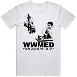 Mr Ed Horse Tv Show Retro Funny Chess T Shirt