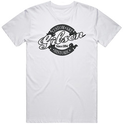 Gibson Guitars Rock Concert On White T Shirt