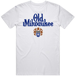 Old Milwaukee Beer Retro Graphic Unisex Cotton White Classic T Shirt