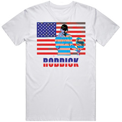 Andy Roddick Tennis Retro Graphic Unisex Cotton White Classic T Shirt