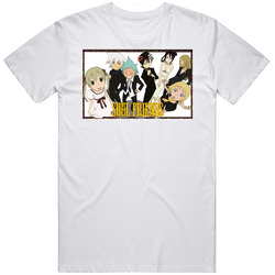 Soul Eater Anime Retro Graphic Unisex Cotton White Classic T Shirt