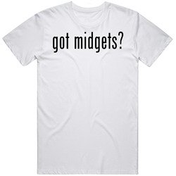 Half Pint Brawlers Got Midgets Retro Graphic Unisex Cotton White Classic T Shirt