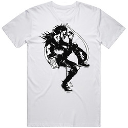 Ryuuku Death Note Anime Manga Retro Graphic Unisex Cotton White Classic T Shirt