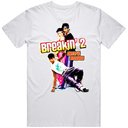 Boogie 2 Electric Boogaloo Movie Retro Graphic Unisex Cotton White Classic T Shirt