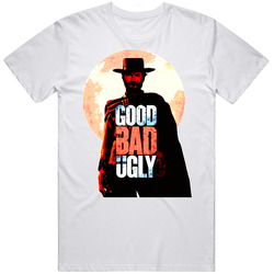 Clint Eastwood Good Bad Ugly White Classic T Shirt