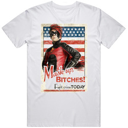 Kick Ass Movie Retro Graphic Unisex Cotton White Classic T Shirt