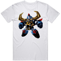 Mini Gaiking Retro Graphic Unisex Cotton White Classic T Shirt
