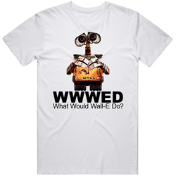 Wall E Wwwed Retro Graphic Unisex Cotton White Classic T Shirt