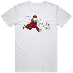 Harolds Chicken Shack Fast Food Restaurant Distressed Look Retro Graphic Unisex Cotton White Classic T Shirt