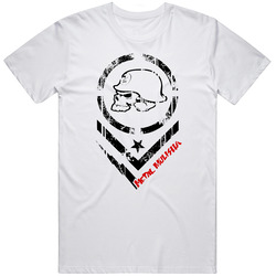 Metalbw Retro Graphic Unisex Cotton White Classic T Shirt