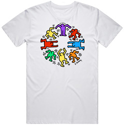 Keitiwn Retro Graphic Unisex Cotton White Classic T Shirt