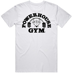 Power Hitam Putih Retro Graphic Unisex Cotton White Classic T Shirt