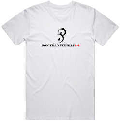 Bon Tran Fitness Canada Gym Training Gains Retro Graphic Unisex Cotton White Classic T Shirt