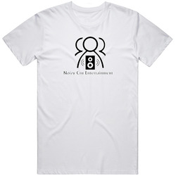 Noizy Cru Entertainment Retro Graphic Unisex Cotton White Classic T Shirt