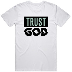 Trust God Matching Yz 350 V2 Salt Retro Graphic Unisex Cotton White Classic T Shirt