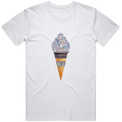 Diamoncone-cc Retro Graphic Unisex Cotton White Classic T Shirt