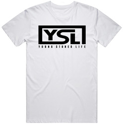 Young Stoner Life Young Thug Rap Hip Hop Trap Retro Graphic Unisex Cotton White Classic T Shirt