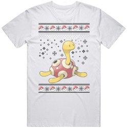 Shuckle Pokemon Ugly Christmas Sweater Retro Graphic Unisex Cotton White Classic T Shirt