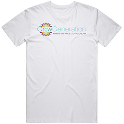 Growgeneration Corp Grwg Cannabis Marijuana United States Stocks Fan Retro Graphic Unisex Cotton White Classic T Shirt