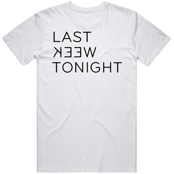 Last Week Tonight With John Oliver Tv Show Fan Retro Graphic Unisex Cotton White Classic T Shirt